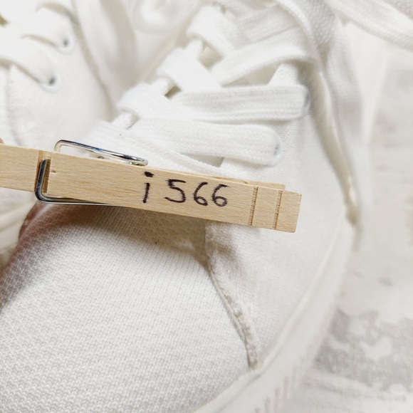 NEW Nordstrom Sneakers White Platform Lace Up Casual Minimal Clean i566 - Picture 10 of 10